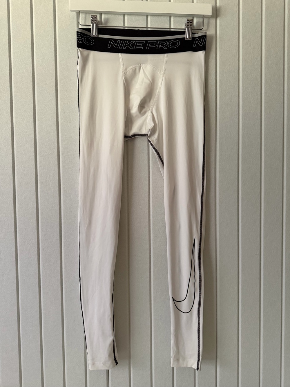 Nike Pro White Compression Pants Tights ✨NWOT✨ - Picture 2 of 9